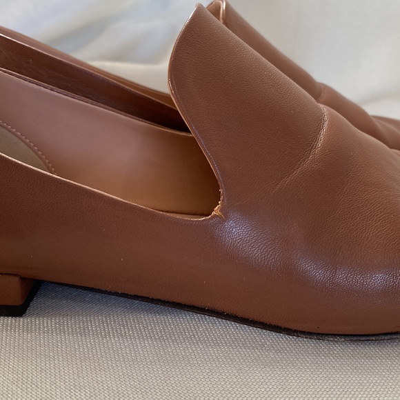 Lewit Minimalist Leather Loafers in Brown - Picture 9 of 9